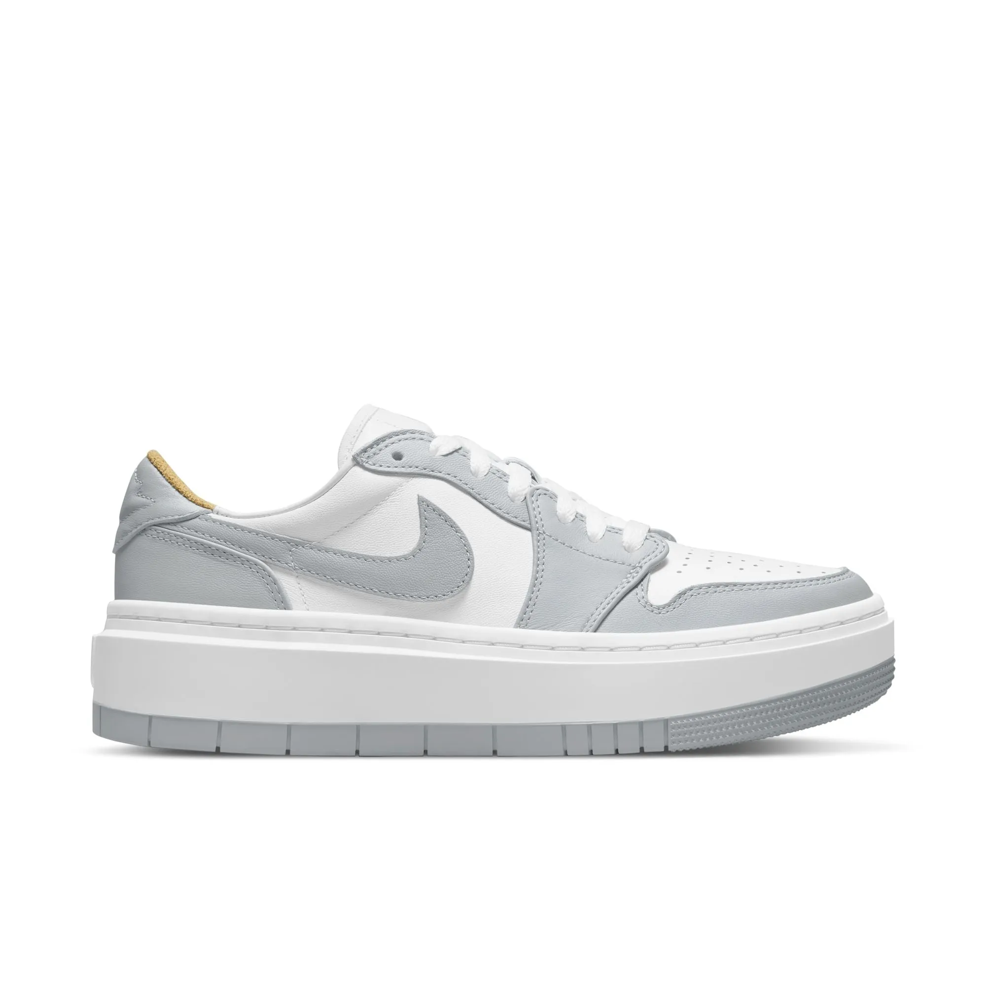 JORDAN WOMEN AIR JORDAN 1 ELEVATE LOW WHITE/WOLF GREYWHITE