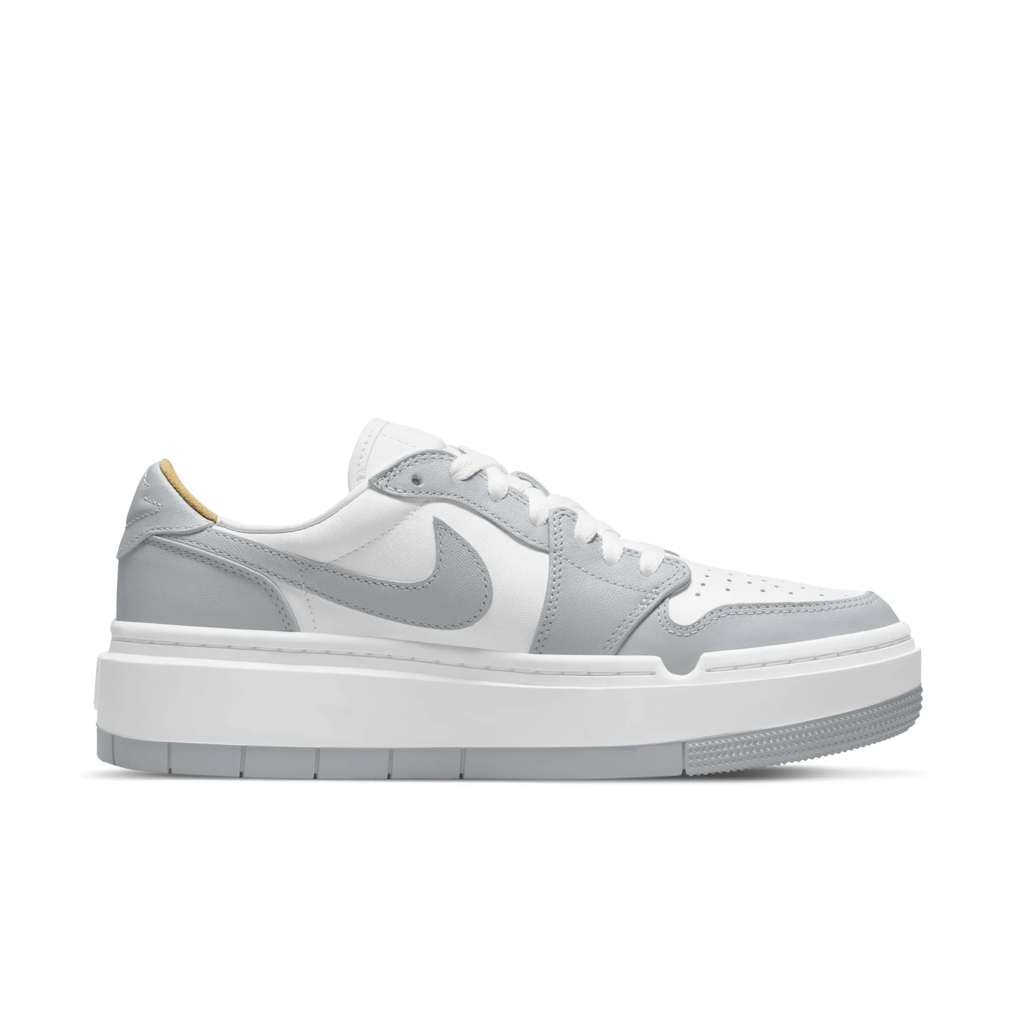 JORDAN WOMEN AIR JORDAN 1 ELEVATE LOW WHITE/WOLF GREYWHITE