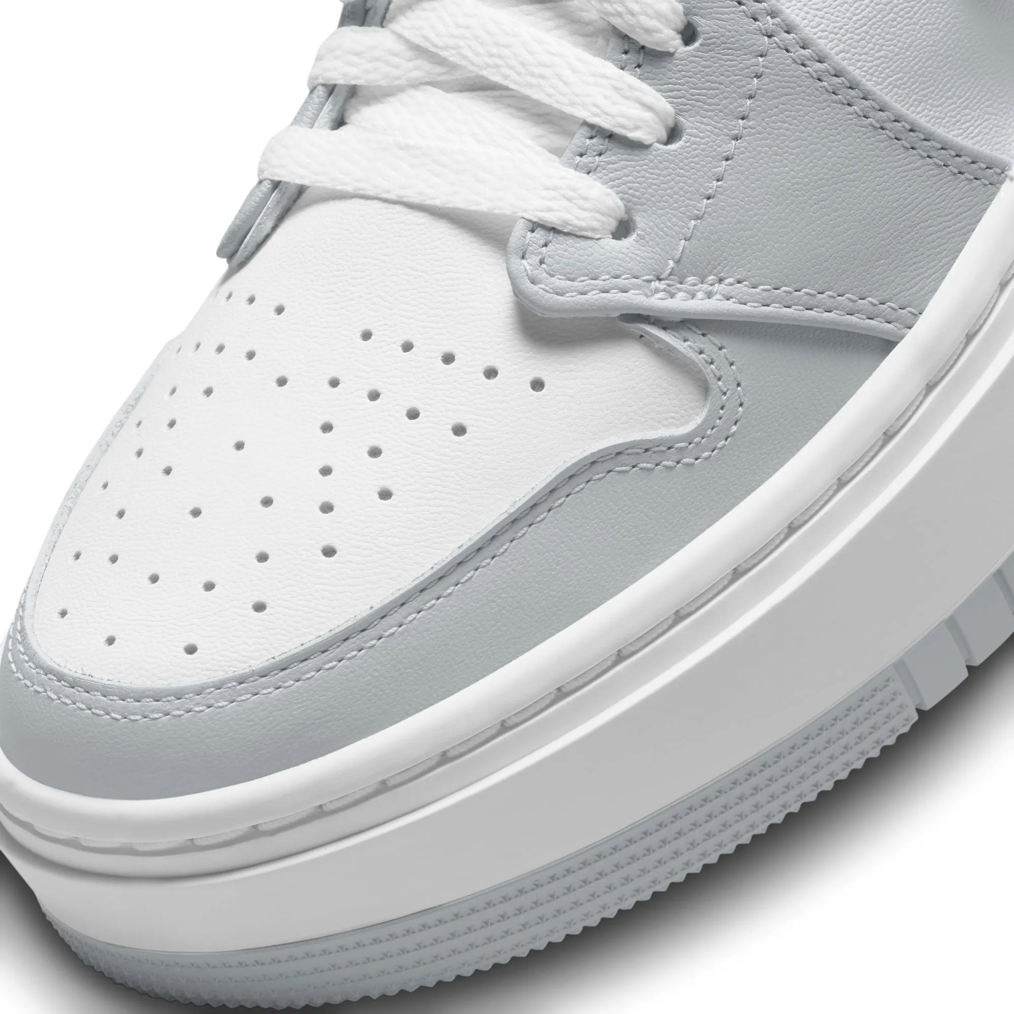 JORDAN WOMEN AIR JORDAN 1 ELEVATE LOW WHITE/WOLF GREYWHITE