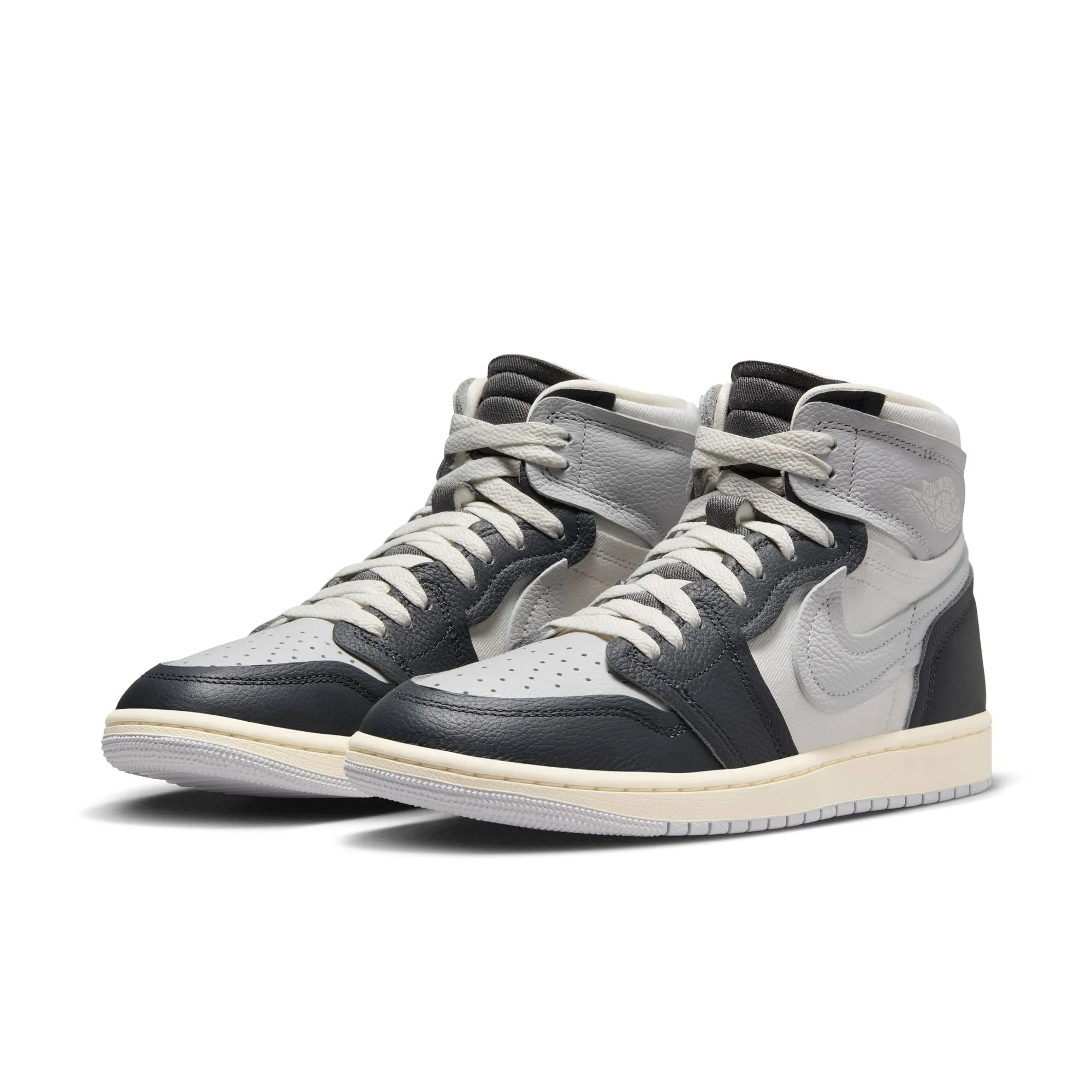JORDAN WOMEN AIR JORDAN 1 HIGH METHOD OF MAKE ANTHRACITE/NEUTRAL GREYSAILMUSLIN