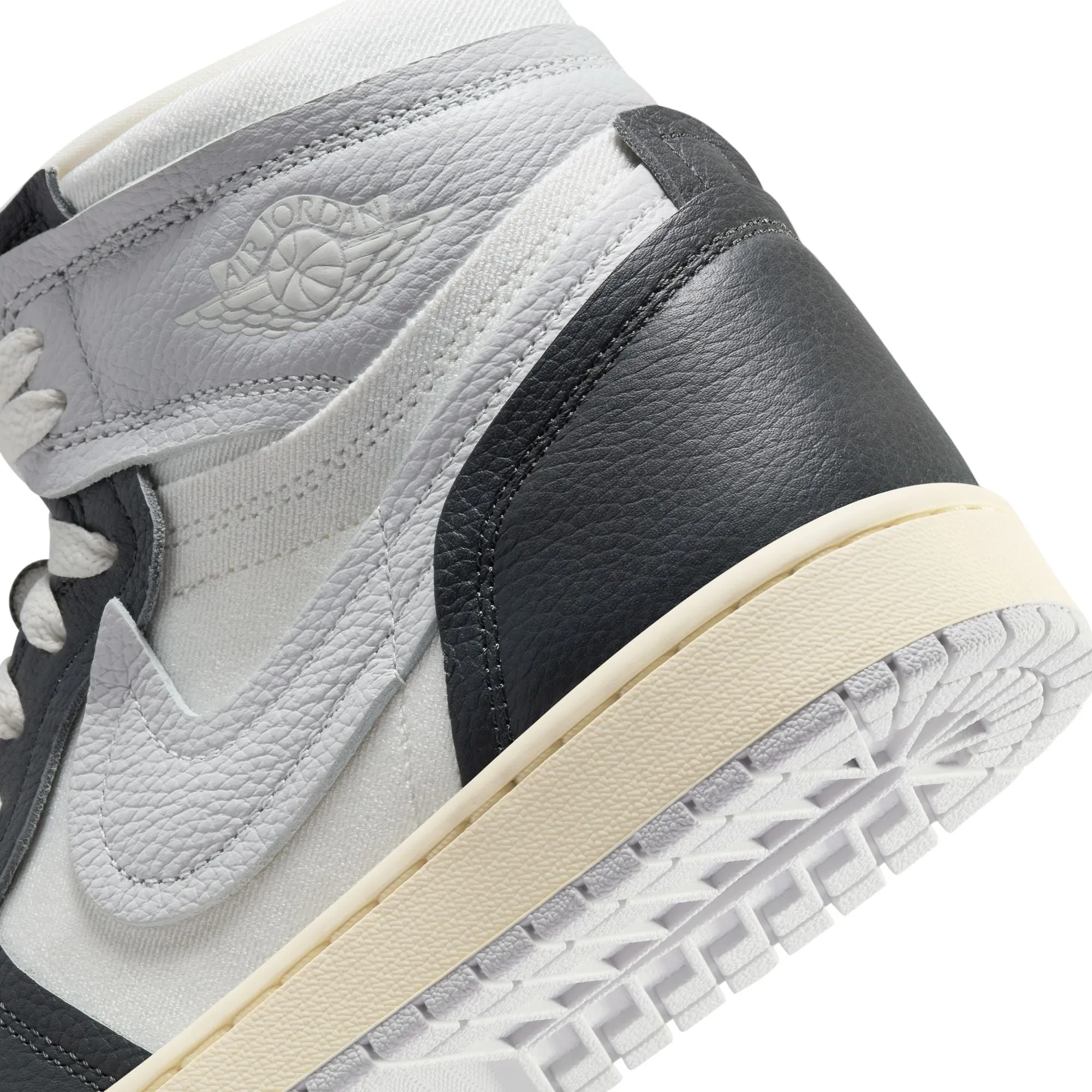 JORDAN WOMEN AIR JORDAN 1 HIGH METHOD OF MAKE ANTHRACITE/NEUTRAL GREYSAILMUSLIN
