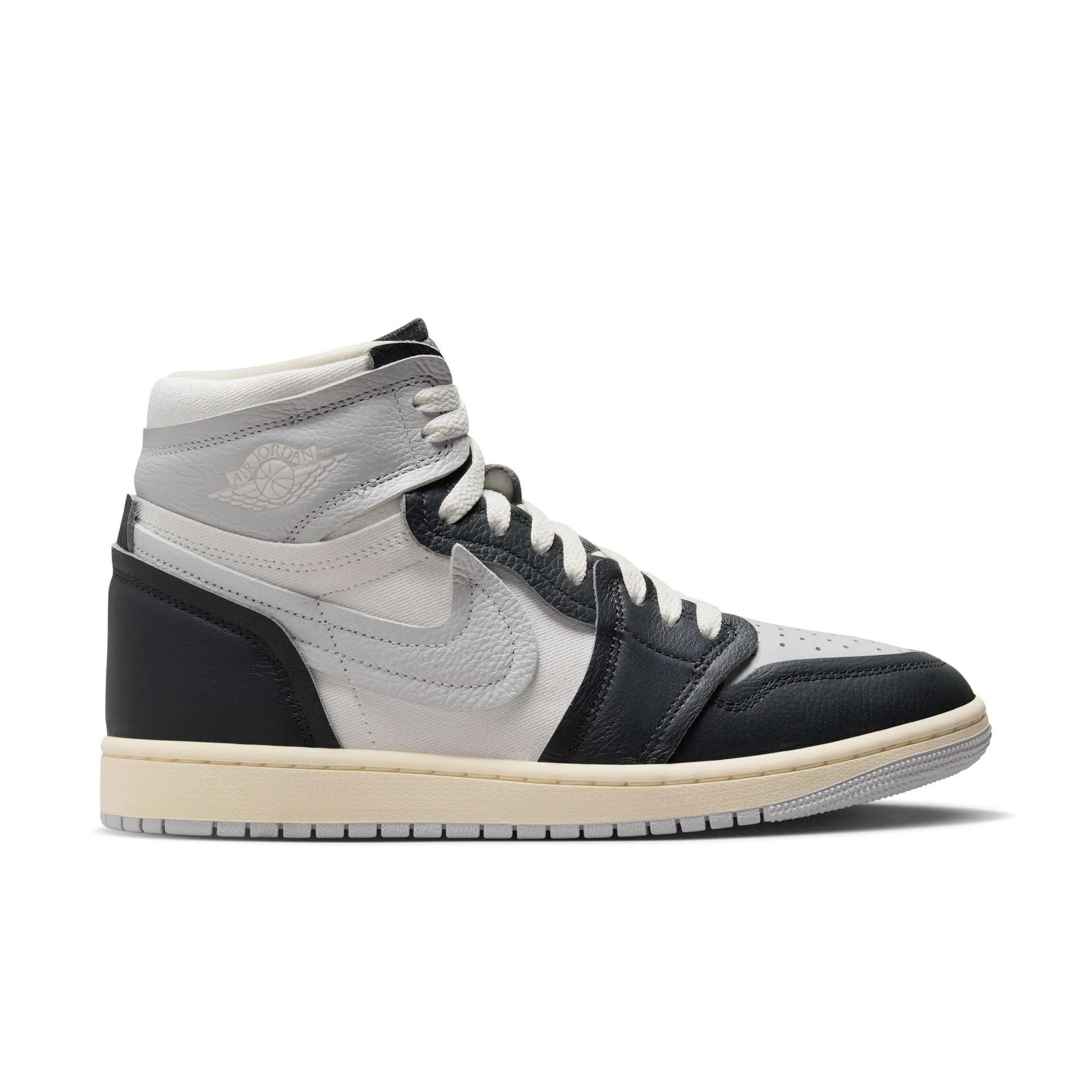 JORDAN WOMEN AIR JORDAN 1 HIGH METHOD OF MAKE ANTHRACITE/NEUTRAL GREYSAILMUSLIN