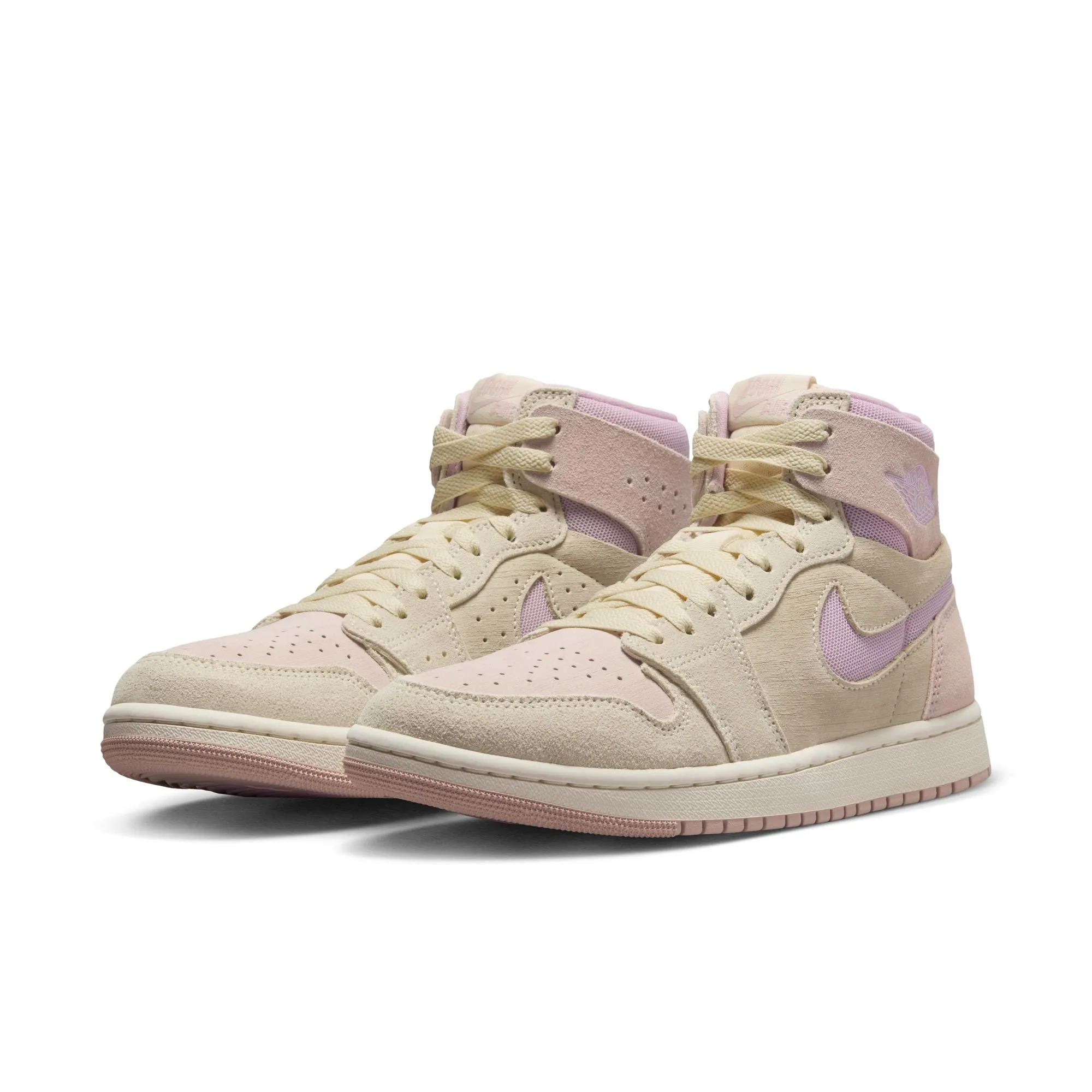 JORDAN WOMEN AIR JORDAN 1 ZM AIR CMFT 2 MUSLIN/PLUM CHALKPARTICLE BEIGESAIL