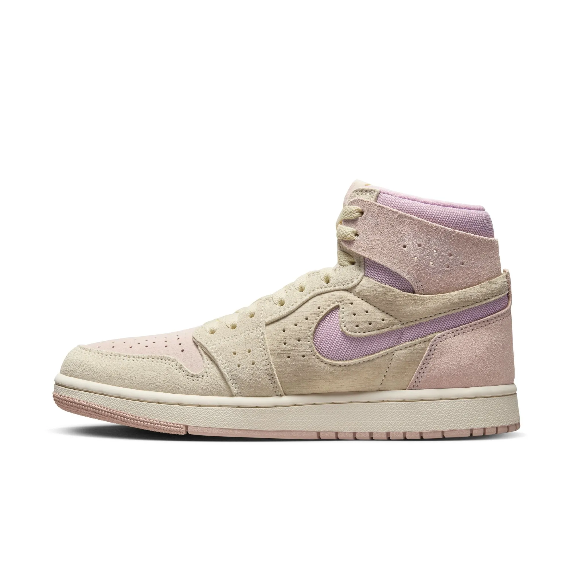 JORDAN WOMEN AIR JORDAN 1 ZM AIR CMFT 2 MUSLIN/PLUM CHALKPARTICLE BEIGESAIL
