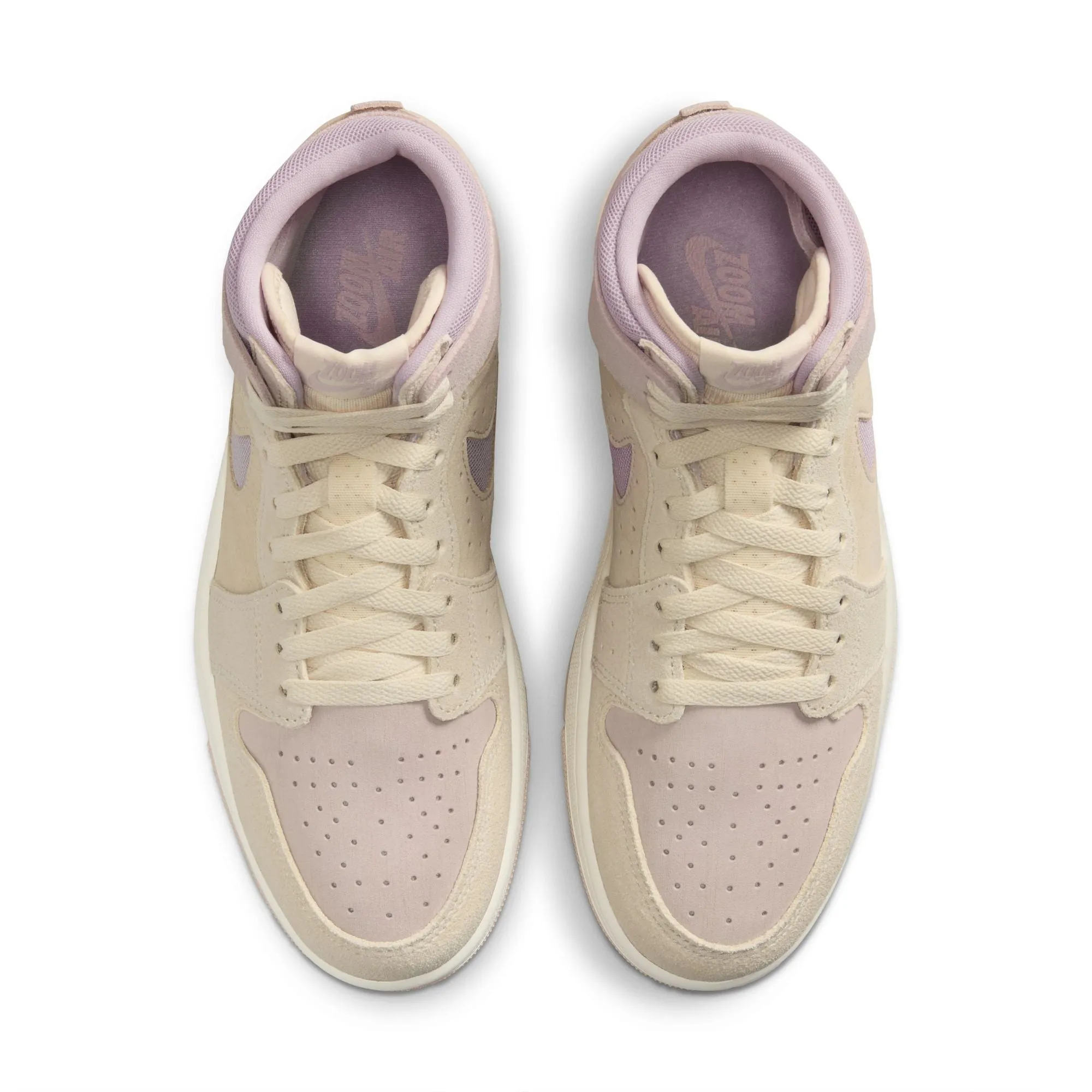 JORDAN WOMEN AIR JORDAN 1 ZM AIR CMFT 2 MUSLIN/PLUM CHALKPARTICLE BEIGESAIL