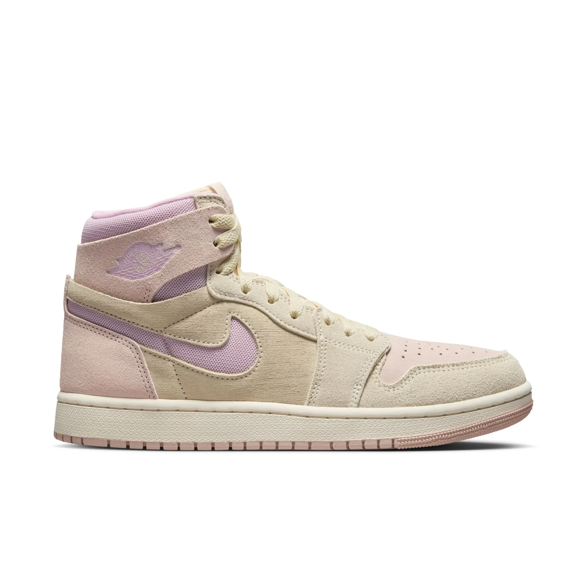 JORDAN WOMEN AIR JORDAN 1 ZM AIR CMFT 2 MUSLIN/PLUM CHALKPARTICLE BEIGESAIL