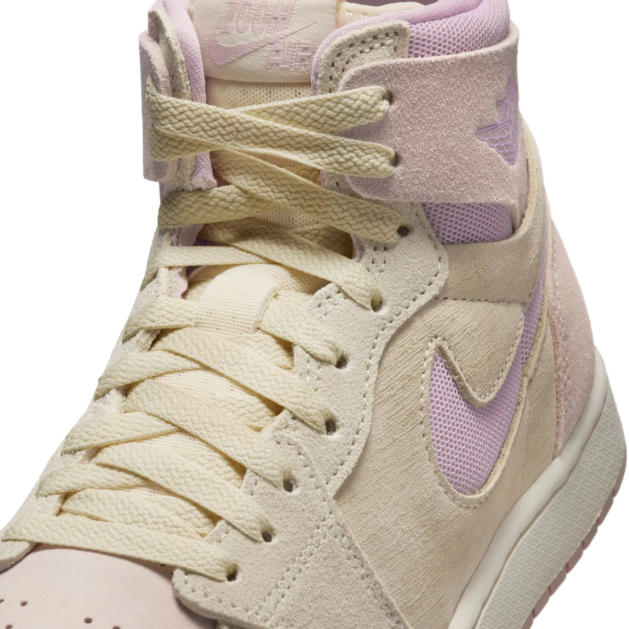 JORDAN WOMEN AIR JORDAN 1 ZM AIR CMFT 2 MUSLIN/PLUM CHALKPARTICLE BEIGESAIL