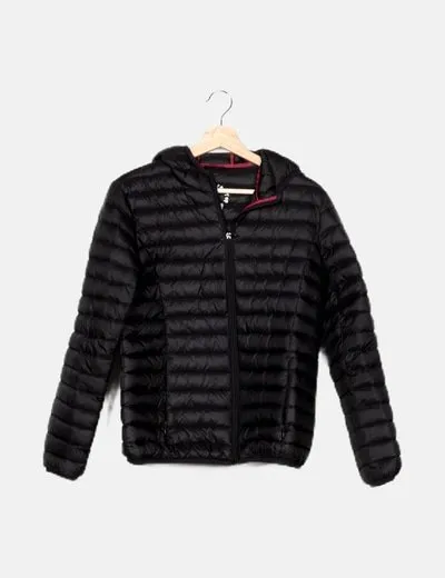 JOTT Chaqueta impermeable negra