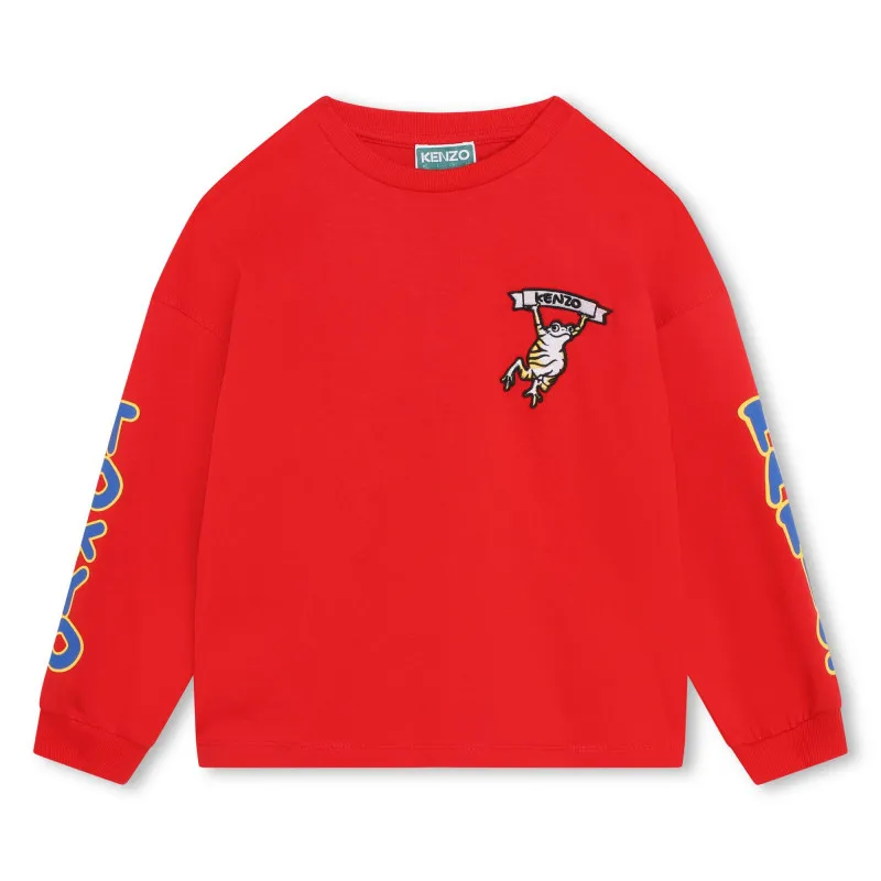 KENZO KIDS Camiseta bordada y estampada