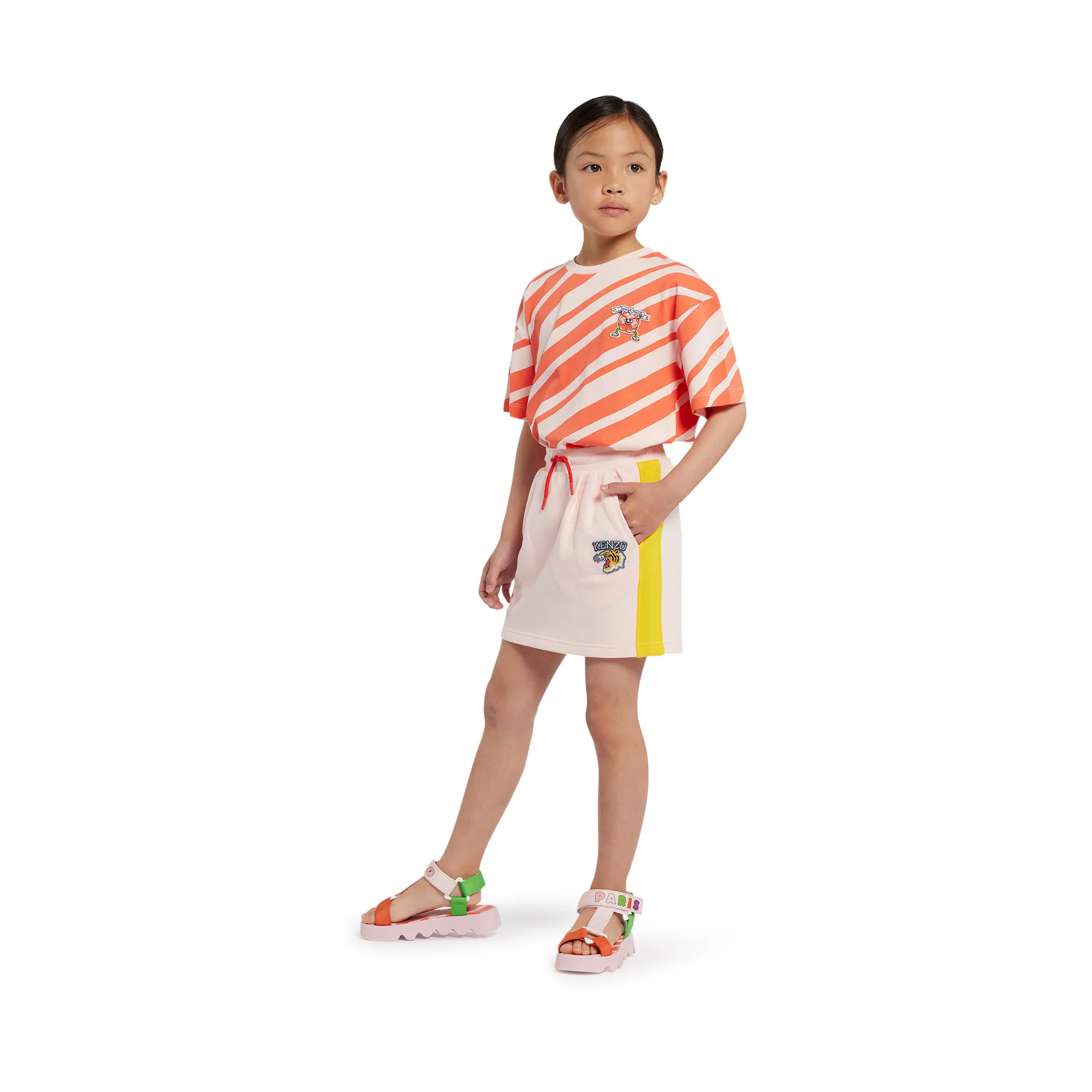 KENZO KIDS Camiseta estampada con parche