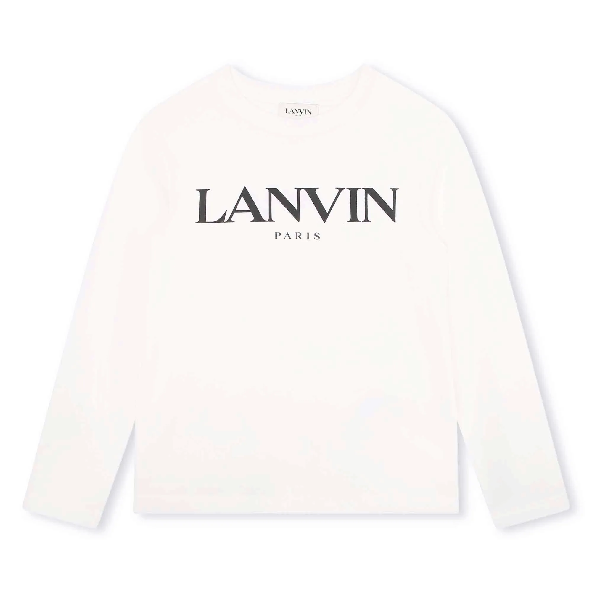 LANVIN Camiseta con logo a contraste