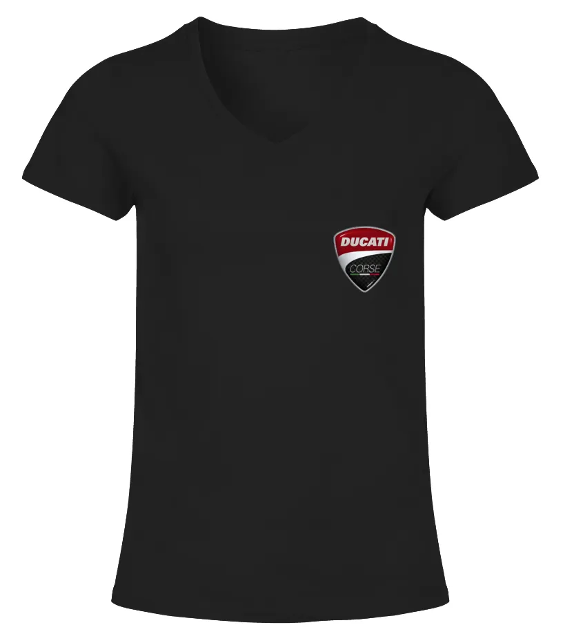 LIMITED EDITION  DUCATI CAMISETA CUELLO PICO MUJER