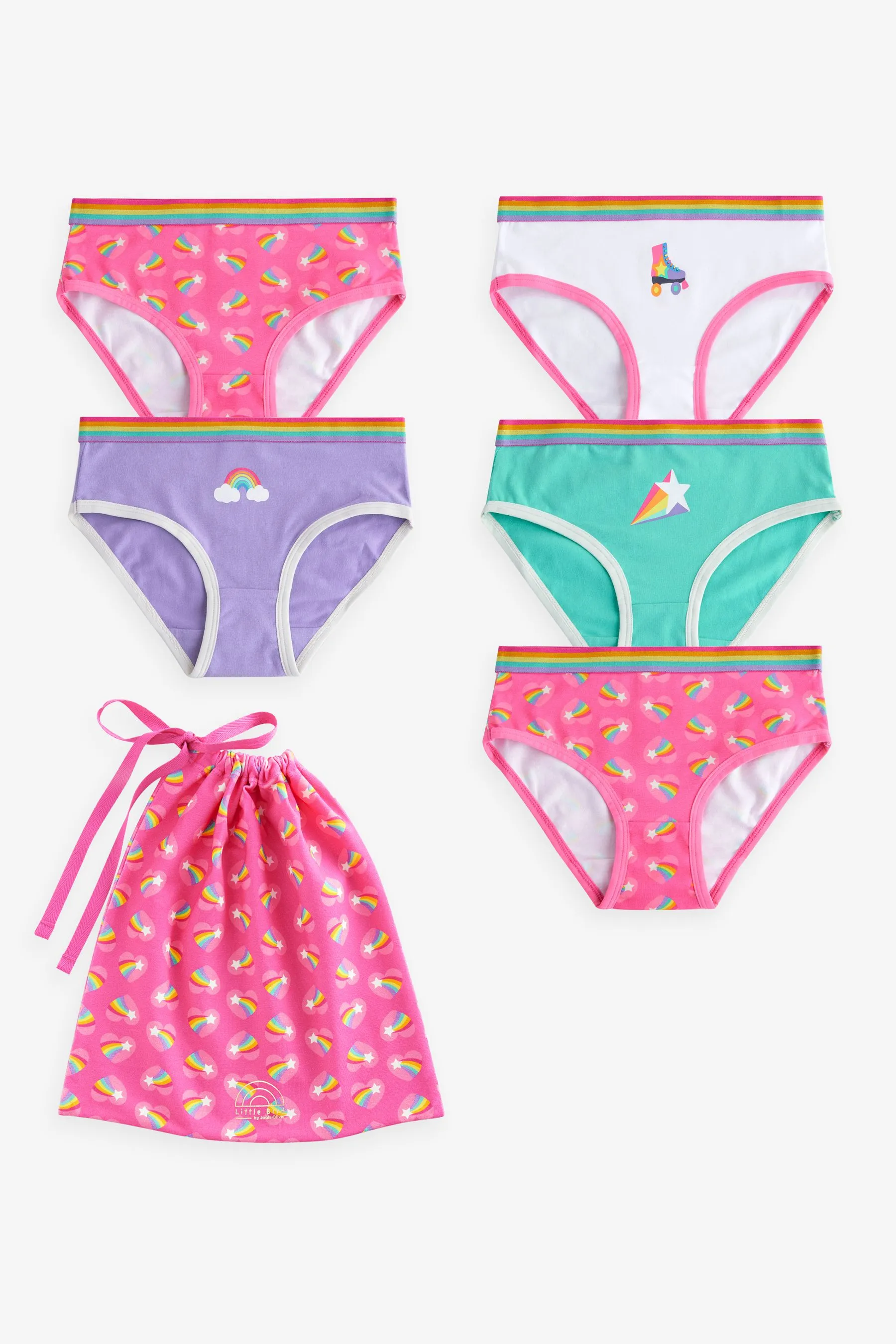 Little Bird by Jools Oliver Girls Briefs 5 Pack
