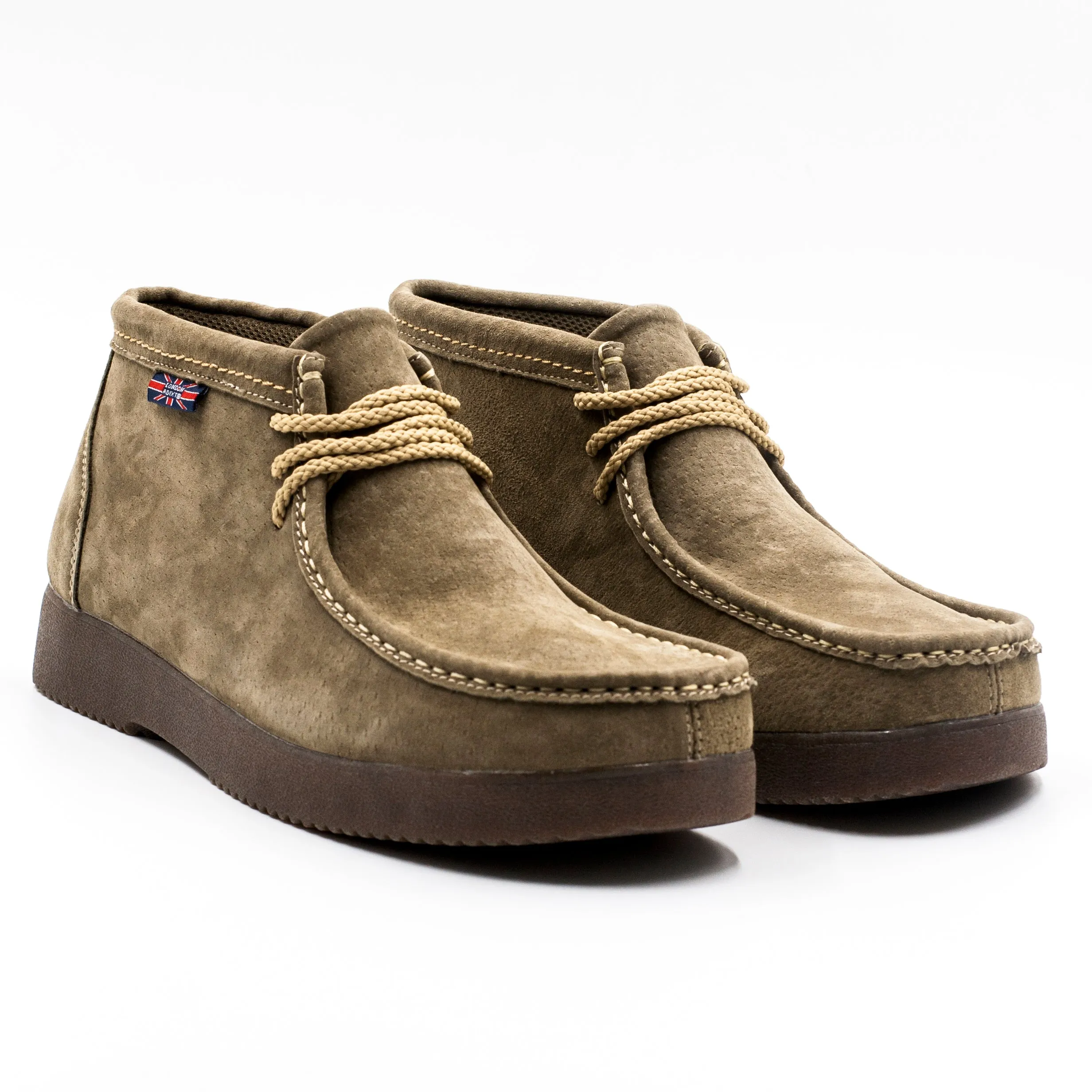 London Adixt Zapato hombre con cordon Tostado