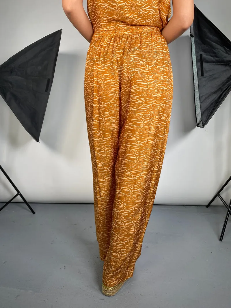 MAGMA Pantalón Estampado Tigre Polonio by Magma