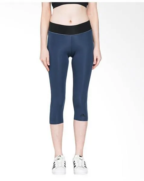malla adidas 3/4 tight azul