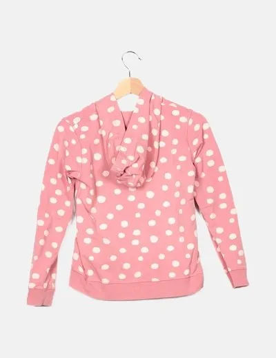 Mango Chaqueta rosa estampada