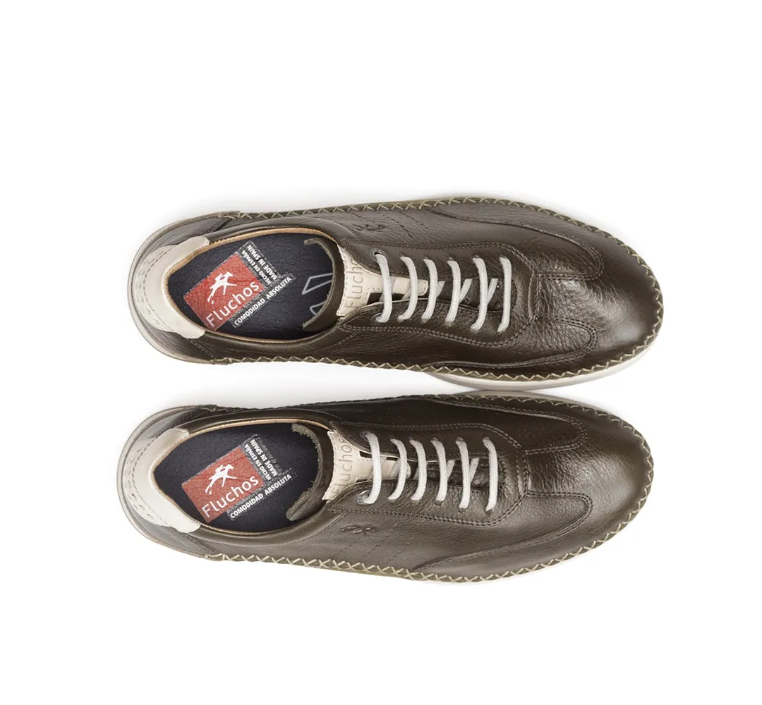MAUI F0798 Zapato de Cordones Verde