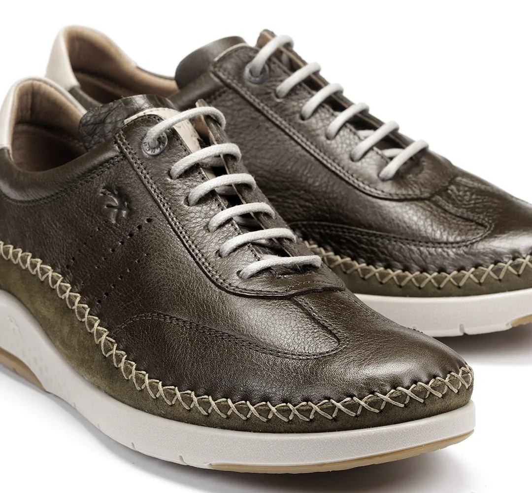 MAUI F0798 Zapato de Cordones Verde