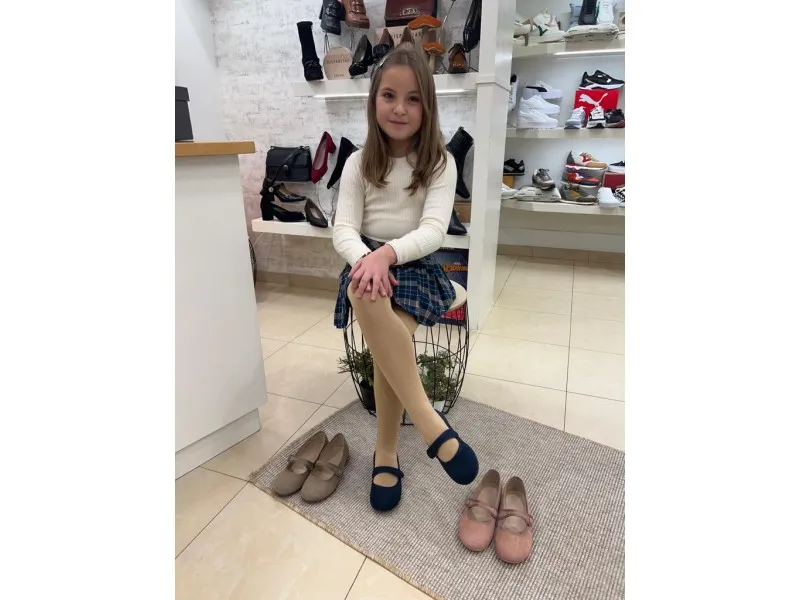 MERCEDITAS PARA NIÑA 17350 CALZADOS GAYOSO EN COLOR AZUL, BEIGE O ROSA