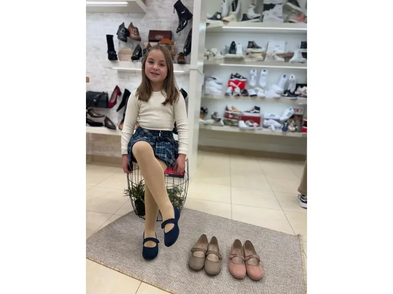 MERCEDITAS PARA NIÑA 17350 CALZADOS GAYOSO EN COLOR AZUL, BEIGE O ROSA