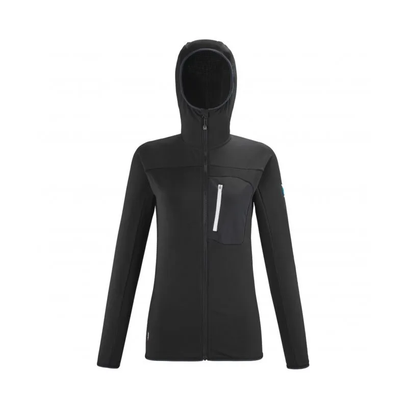 Micro Fleece Millet Trilogy Ld Lightgrid Hoodie (Negro) Mujer