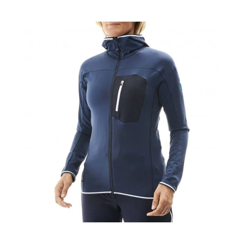 Micro Fleece Millet Trilogy Ld Lightgrid Hoodie (Negro) Mujer