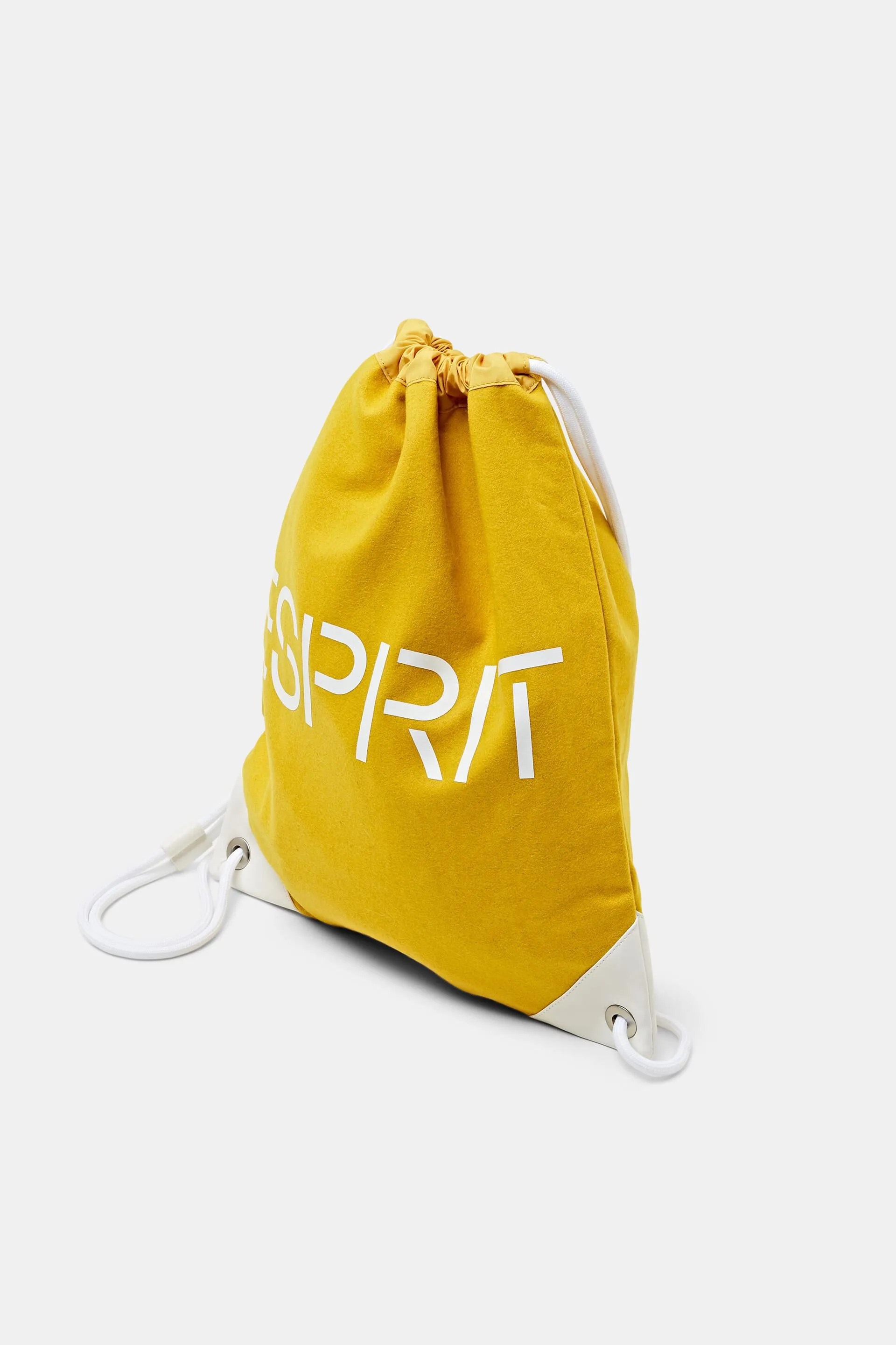Mochila con cordones y logotipo