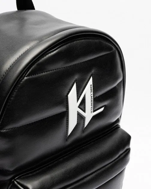 Mochila Karl Lagerfeld K/Monogram Puffer Backpack Negro