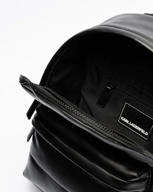 Mochila Karl Lagerfeld K/Monogram Puffer Backpack Negro