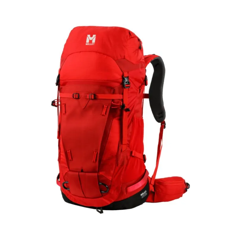 Mochila montañismo Millet Peuterey 45+10 (Rojo)