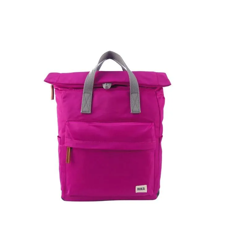Mochila Roka Canfield B Sustainable Mediana Fucsia