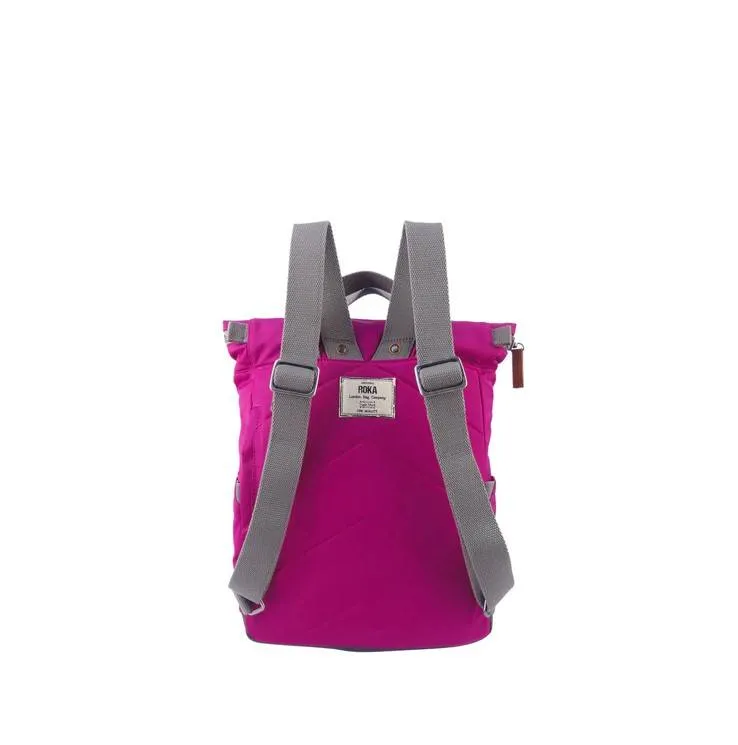 Mochila Roka Canfield B Sustainable Mediana Fucsia
