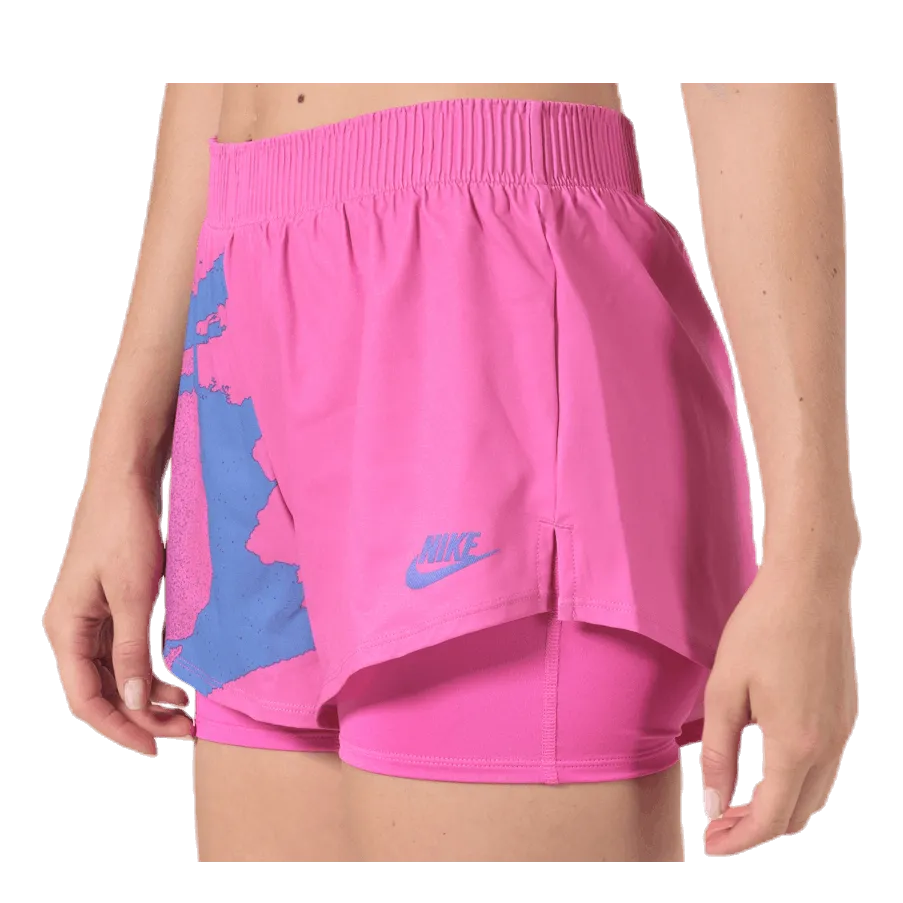 Nike Court Slam Shorts Pink/Blue