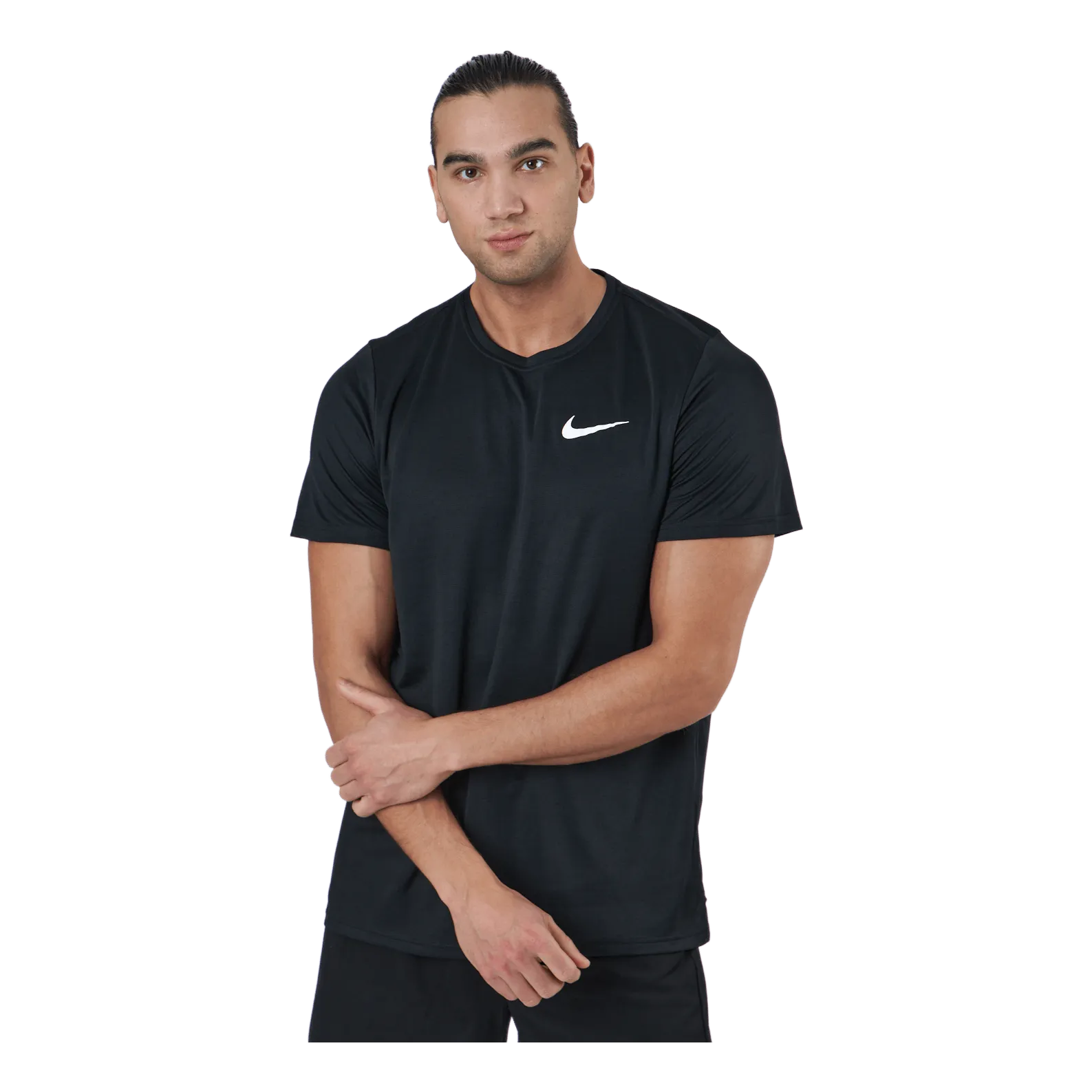 NIKE NIKE DRIFIT SUPERSET MEN'S SH BLACK/WHITE