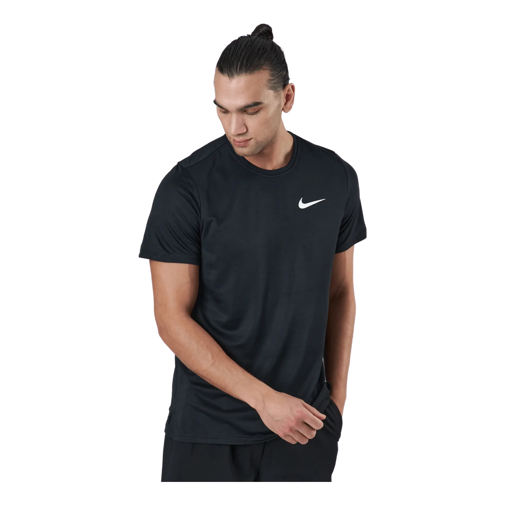 NIKE NIKE DRIFIT SUPERSET MEN'S SH BLACK/WHITE