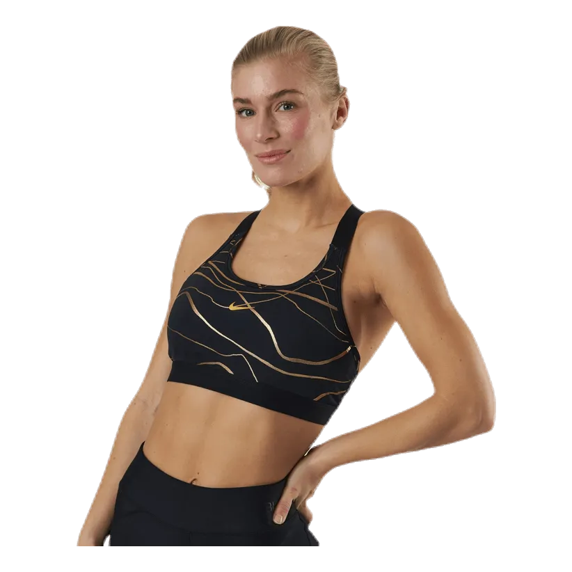 Nike Swoosh Icon Clash Bra Black/Gold