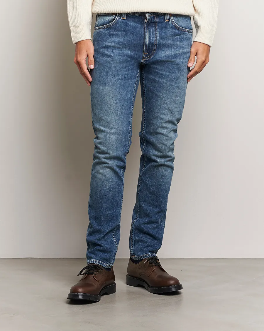 Nudie Jeans Lean Dean Jeans Blue Delusion