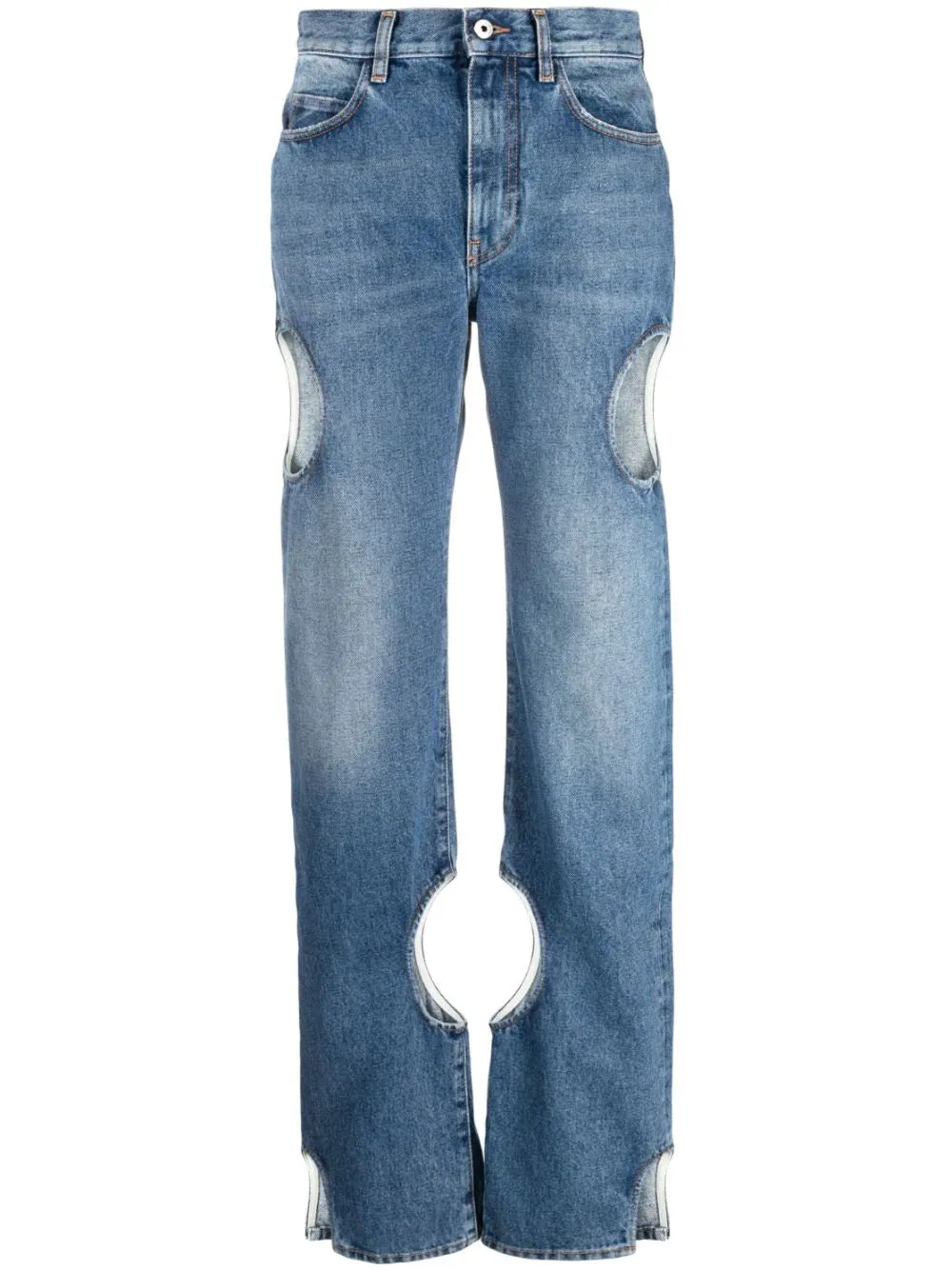 Off White Women Meteor Pants Blue No Color J