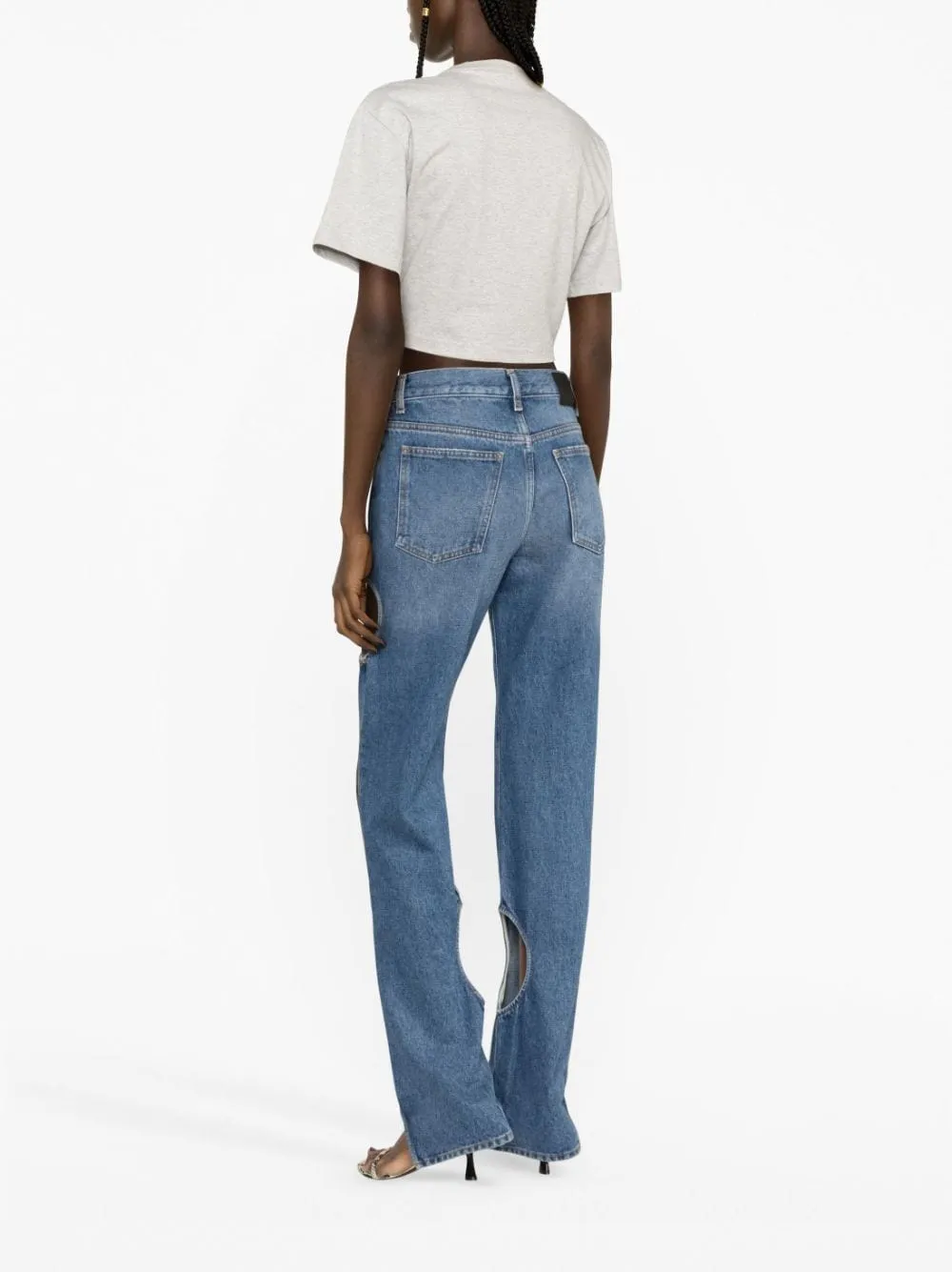 Off White Women Meteor Pants Blue No Color J