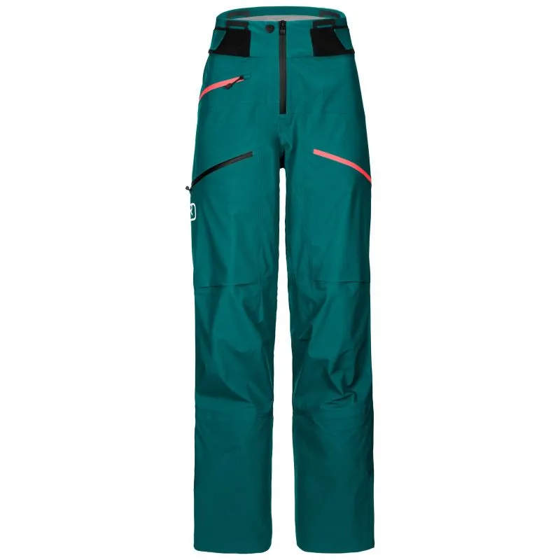 Ortovox 3l Deep Shell Pants (Pacific Green) Mujer