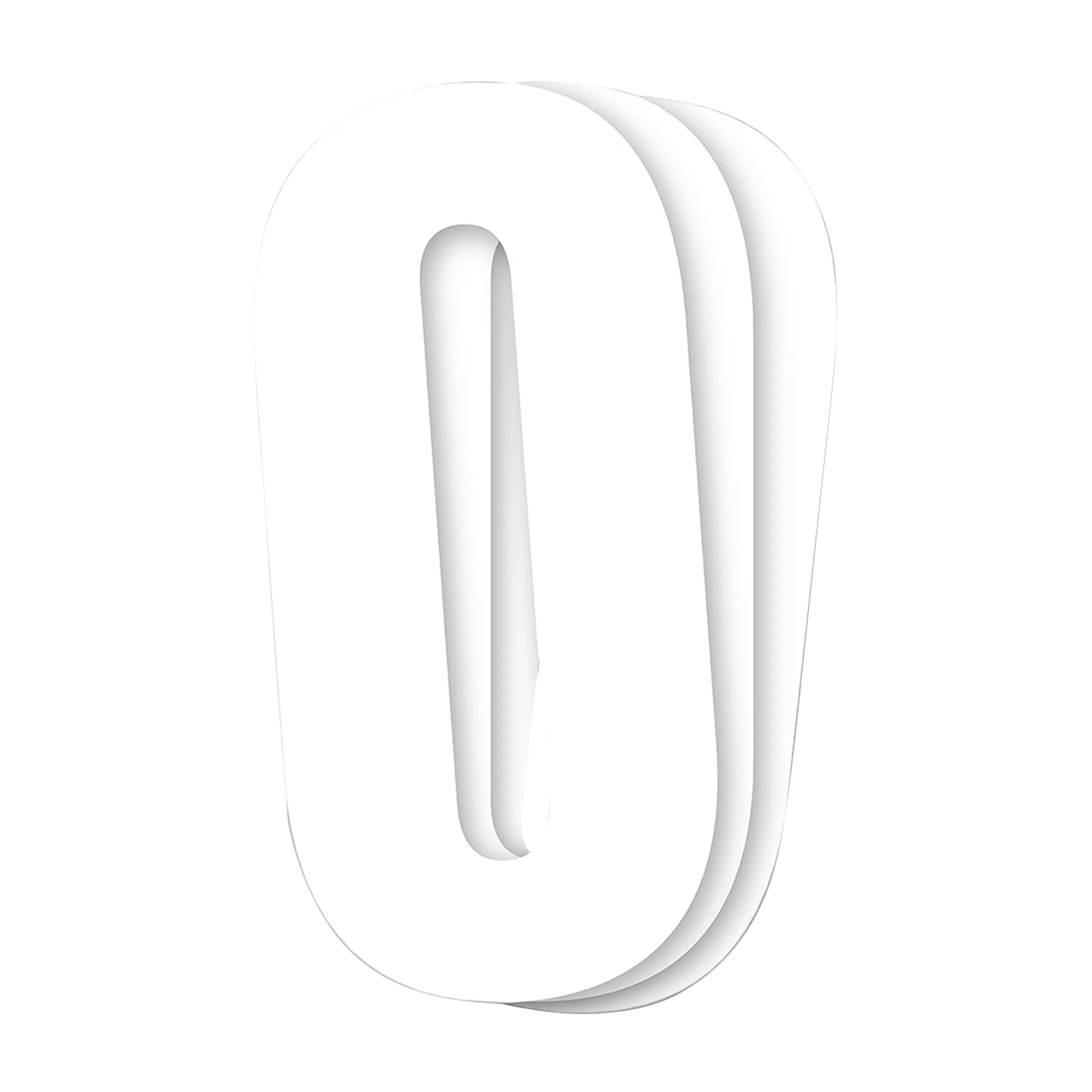 PACK3 ADHESIVOS DE NúMERO BLACKBIRD 13X7 PVC BLANCOS