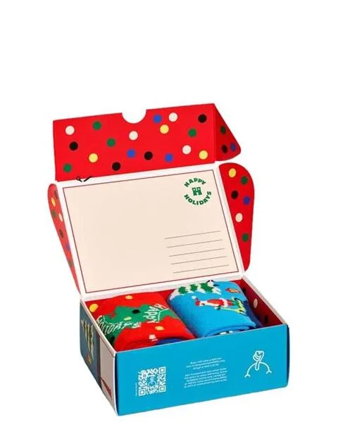 PACK DE 2 Calcetines  Happy Socks   Vacaciones Navidad