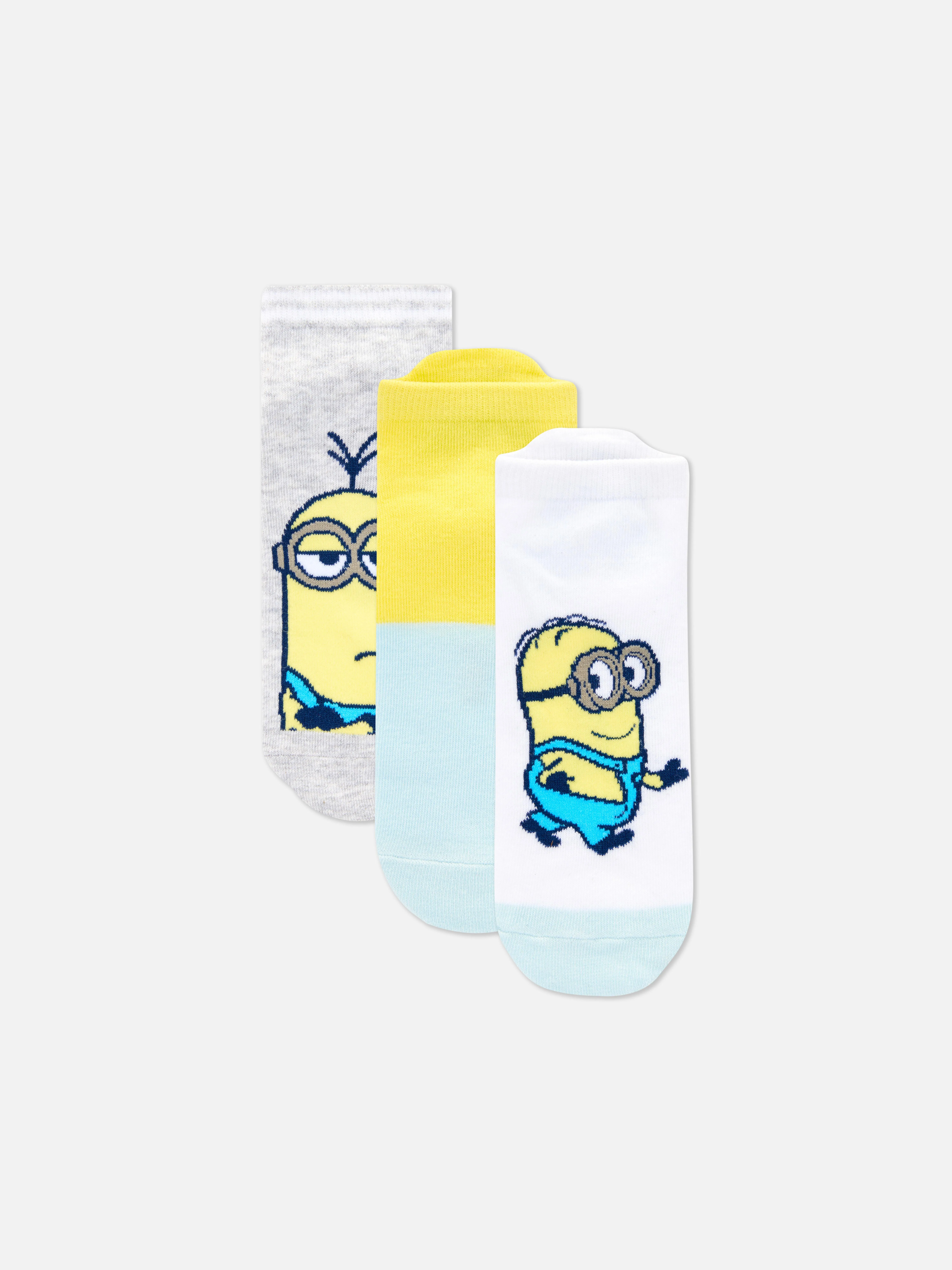 Pack de 3 calcetines deportivos de Los Minions
