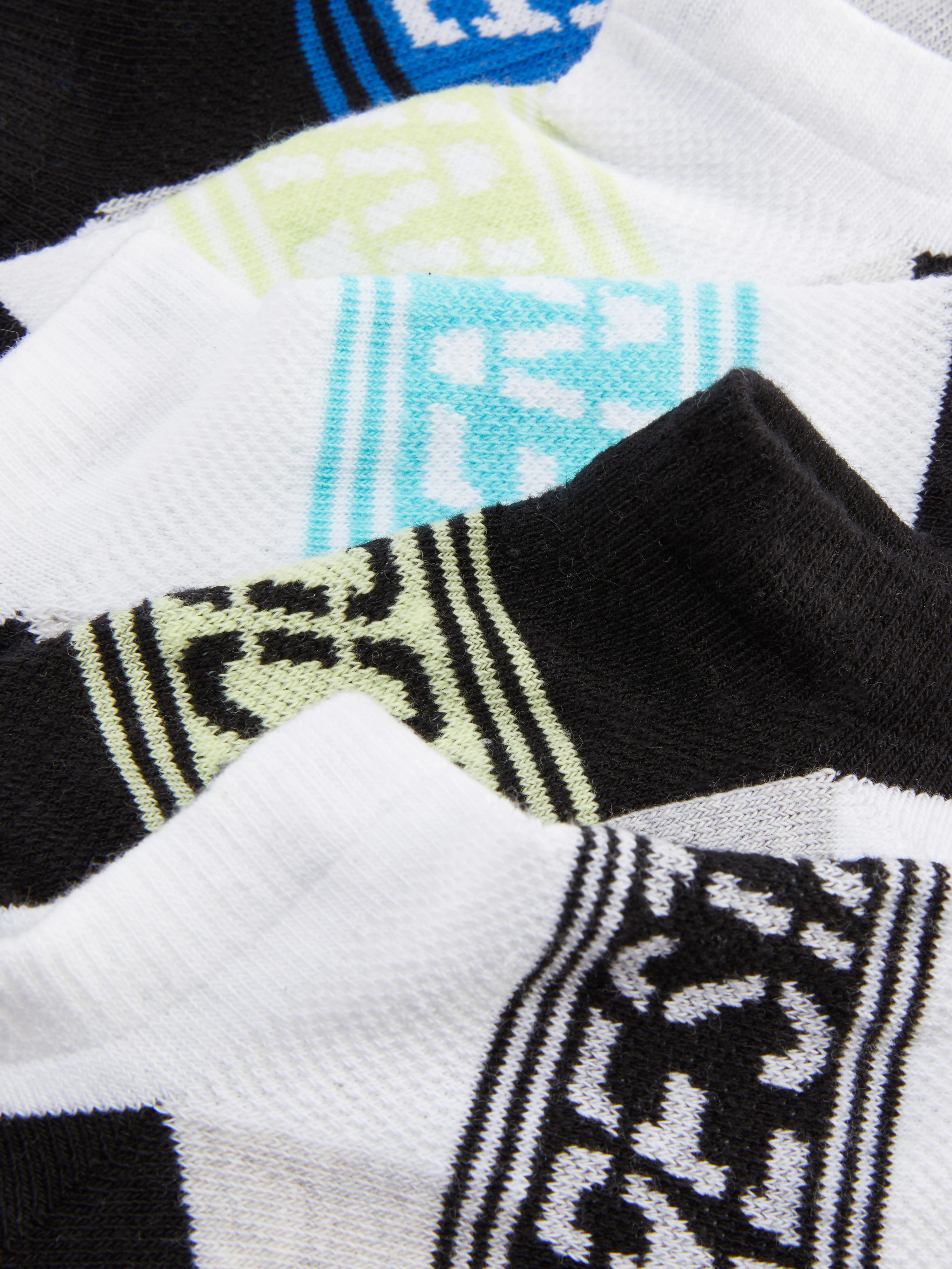 Pack de 5 pares de calcetines deportivos con eslogan