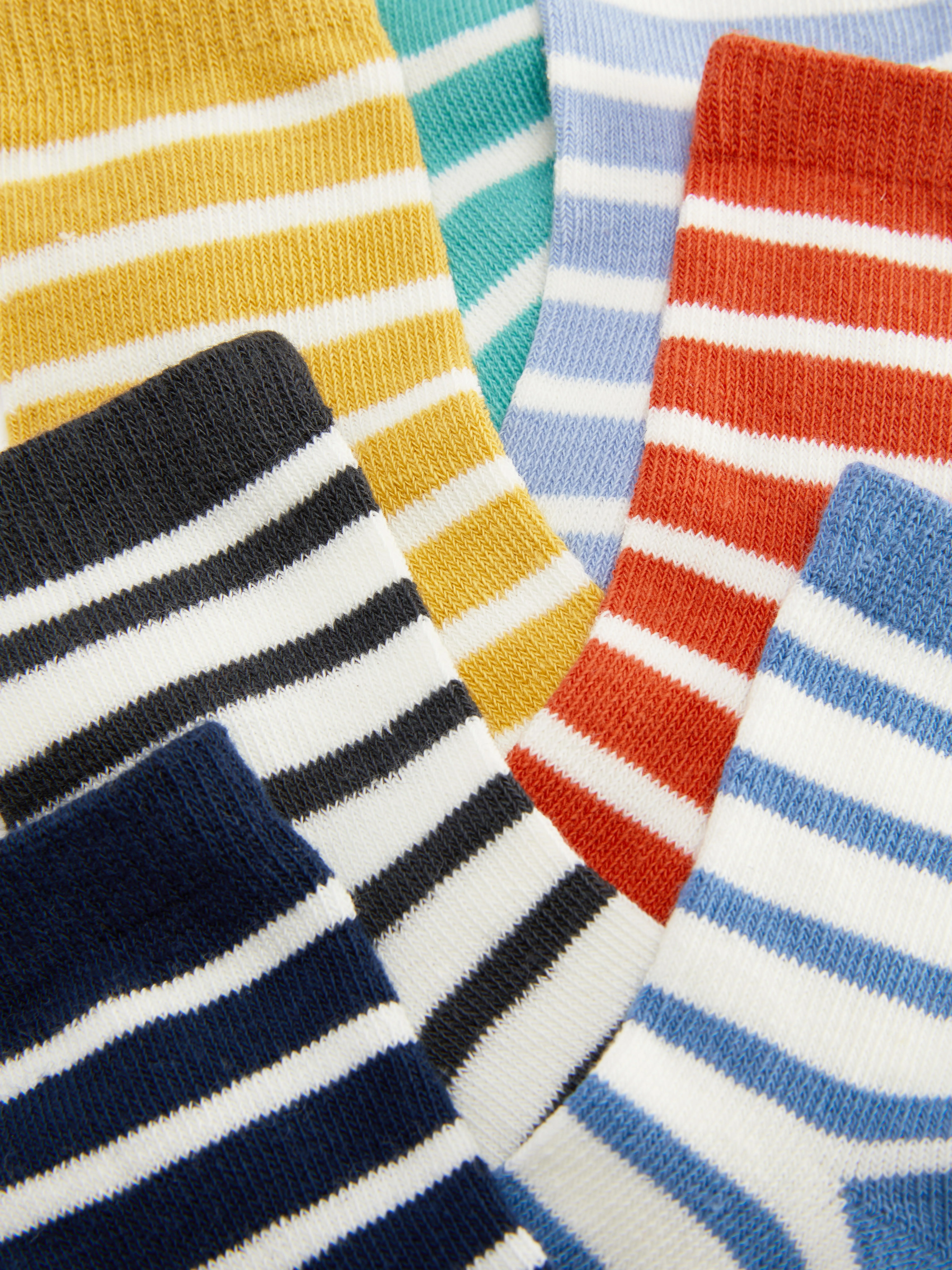 Pack de 7 pares de calcetines a rayas