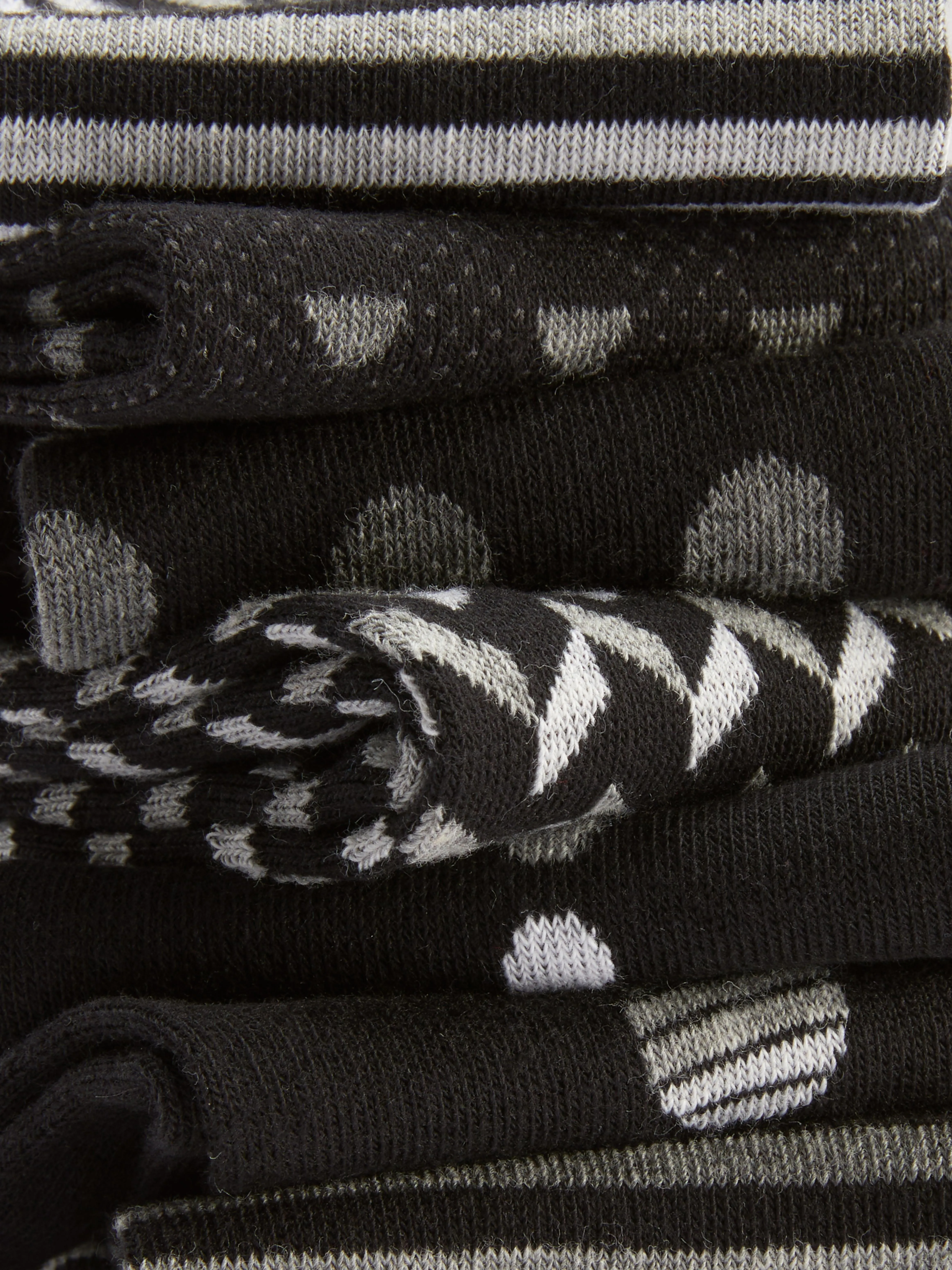 Pack de 7 pares de calcetines altos de diseño mixto