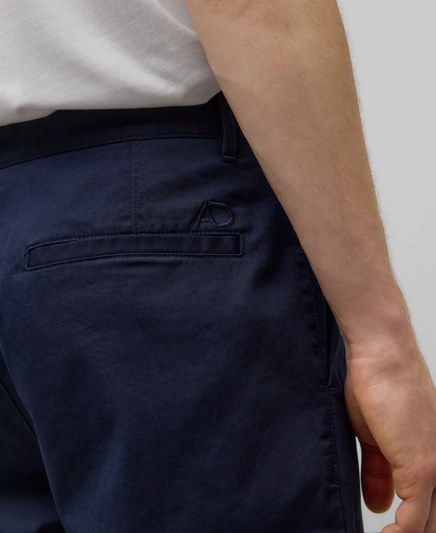 Pantalón chino twill de algodón hombre