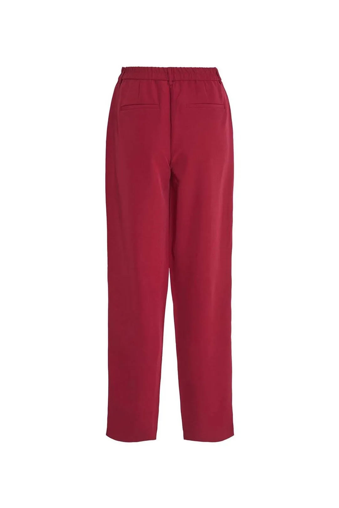 PANTALON RECTO TELA VIKAMMA ROJO