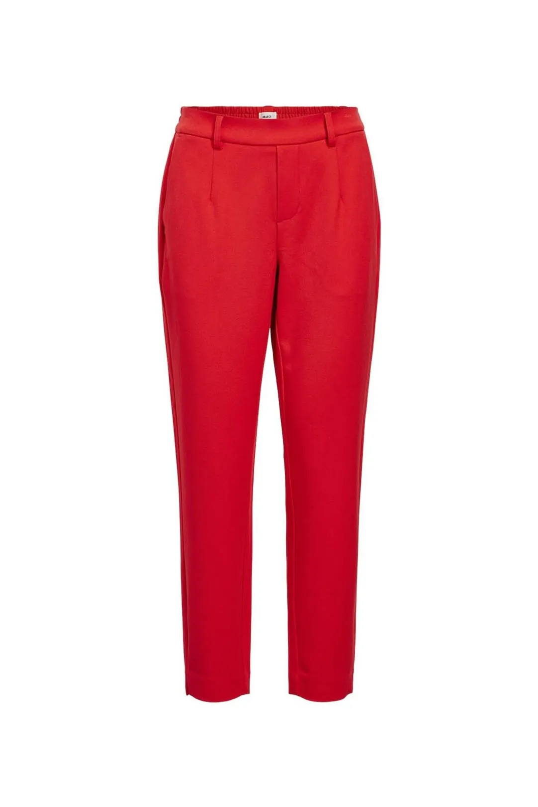 PANTALON TELA SLIM OBJLISA ROJO